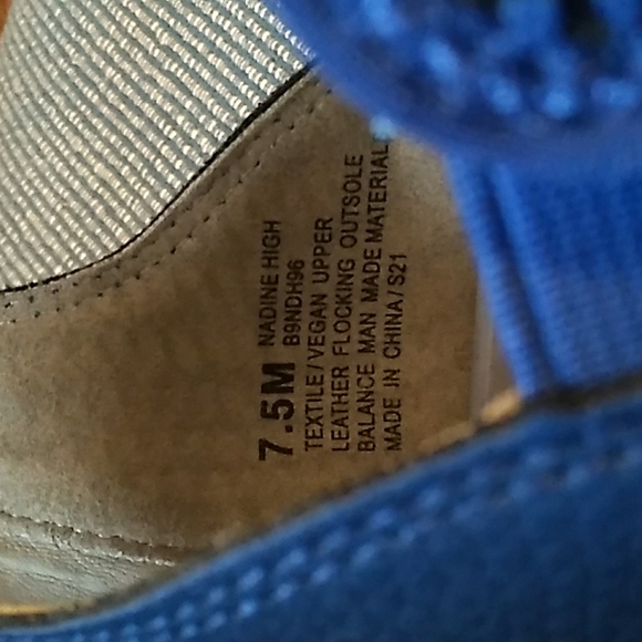 JBU Sport The Nadine High In Blue NEW - Picture 8 of 13